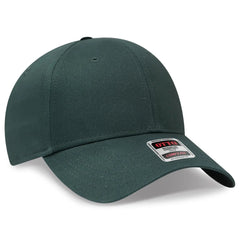 OTTO 19-1227 ’OTTO Comfy Fit’ 6 Panel Low Profile Baseball Cap - Dk. Green - Dk. Green / 6 1/2’’ - 7 5/8’’