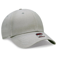 OTTO 19-1227 ’OTTO Comfy Fit’ 6 Panel Low Profile Baseball Cap - Gray - Gray / 6 1/2’’ - 7 5/8’’
