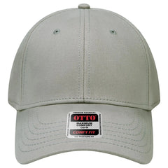 OTTO 19-1227 ’OTTO Comfy Fit’ 6 Panel Low Profile Baseball Cap - Gray - Gray / 6 1/2’’ - 7 5/8’’