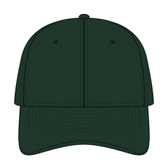 OTTO 19-1229 6 Panel Low Profile Baseball Cap - Dk. Green - Dk. Green / 6 1/2’’ - 7 5/8’’