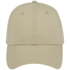 OTTO 19-1229 6 Panel Low Profile Baseball Cap - Khaki - Khaki / 6 1/2’’ - 7 5/8’’