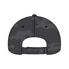 OTTO 19-1232 ’OTTO Comfy Fit’ 6 Panel Low Profile Baseball Cap - Ch.Gry/Blk - Ch.Gry/Blk / 6 1/2’’ - 7 5/8’’