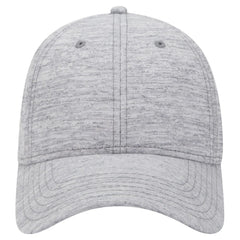 OTTO 19-1232A 6 Panel Low Profile Baseball Cap - Heath. Gray - Heath. Gray / 6 1/2’’ - 7 5/8’’
