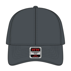OTTO 19-1253 Upf 50+ 6 Panel Low Profile Baseball Cap - Char. Gray - Char. Gray / 6 1/2’’ - 7 5/8’’