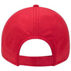 OTTO 19-1253 Upf 50+ 6 Panel Low Profile Baseball Cap - Red - Red / 6 1/2’’ - 7 5/8’’