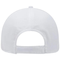 OTTO 19-1253 Upf 50+ 6 Panel Low Profile Baseball Cap - White - White / 6 1/2’’ - 7 5/8’’