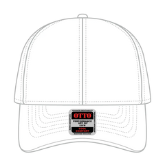 OTTO 19-1253 Upf 50+ 6 Panel Low Profile Baseball Cap - White - White / 6 1/2’’ - 7 5/8’’