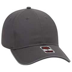 OTTO 19-1261 Reflective 6 Panel Low Profile Baseball Cap - Char. Gray - Char. Gray / 6 1/2’’ - 7 5/8’’