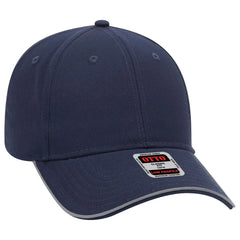 OTTO 19-1261 Reflective 6 Panel Low Profile Baseball Cap - Navy - Navy / 6 1/2’’ - 7 5/8’’