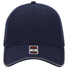 OTTO 19-1261 Reflective 6 Panel Low Profile Baseball Cap - Navy - Navy / 6 1/2’’ - 7 5/8’’