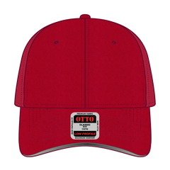 OTTO 19-1261 Reflective 6 Panel Low Profile Baseball Cap - Red - Red / 6 1/2’’ - 7 5/8’’