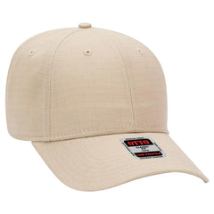 OTTO 19-1266 6 Panel Low Profile Baseball Cap - Khaki - Khaki / 6 1/2’’ - 7 5/8’’