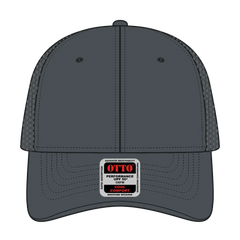 OTTO 19-1275 6 Panel Low Profile Baseball Cap - Char. Gray - Char. Gray / 6 1/2’’ - 7 5/8’’