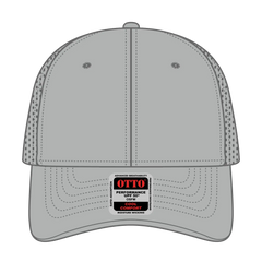 OTTO 19-1275 6 Panel Low Profile Baseball Cap - Gray - Gray / 6 1/2’’ - 7 5/8’’