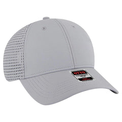 OTTO 19-1275 6 Panel Low Profile Baseball Cap - Gray - Gray / 6 1/2’’ - 7 5/8’’