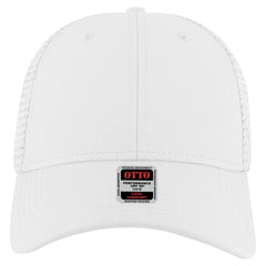 OTTO 19-1275 6 Panel Low Profile Baseball Cap - White - White / 6 1/2’’ - 7 5/8’’