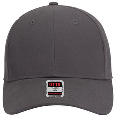 OTTO 19-1277 6 Panel Low Profile Baseball Cap - Char. Gray - Char. Gray / 6 1/2’’ - 7 5/8’’