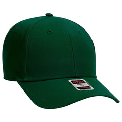 OTTO 19-1277 6 Panel Low Profile Baseball Cap - Dk. Green - Dk. Green / 6 1/2’’ - 7 5/8’’