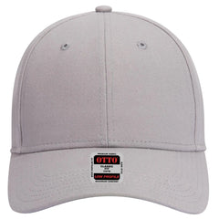 OTTO 19-1277 6 Panel Low Profile Baseball Cap - Gray - Gray / 6 1/2’’ - 7 5/8’’