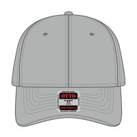 OTTO 19-1277 6 Panel Low Profile Baseball Cap - Gray - Gray / 6 1/2’’ - 7 5/8’’