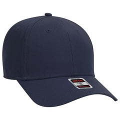 OTTO 19-1277 6 Panel Low Profile Baseball Cap - Navy - Navy / 6 1/2’’ - 7 5/8’’