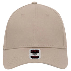 OTTO 19-1283 ’OTTO Comfy Fit’ 6 Panel Low Profile Baseball Cap - Khaki - Khaki / 6 1/2’’ - 7 5/8’’