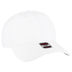 OTTO 19-1284 ’OTTO Comfy Fit’ 6 Panel Low Profile Baseball Cap - White - White / 6 1/2’’ - 7 5/8’’