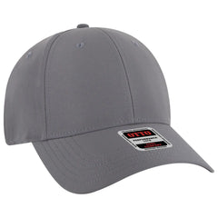 OTTO 19-1319 6 Panel Low Profile Baseball Cap - Char. Gray - Char. Gray / 6 1/2’’ - 7 5/8’’