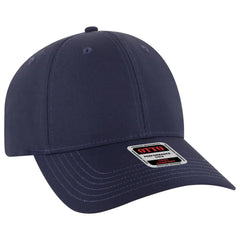OTTO 19-1319 6 Panel Low Profile Baseball Cap - Navy - Navy / 6 1/2’’ - 7 5/8’’
