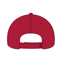 OTTO 19-1320 ’OTTO Comfy Fit’ 6 Panel Low Profile Baseball Cap - Red - Red / 6 1/2’’ - 7 5/8’’