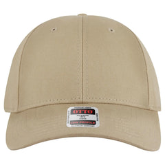 OTTO 19-251 6 Panel Low Profile Baseball Cap - Khaki - Khaki / 6 1/2’’ - 7 5/8’’