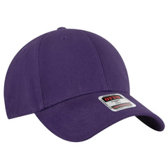 OTTO 19-251 6 Panel Low Profile Baseball Cap - Purple - Purple / 6 1/2’’ - 7 5/8’’