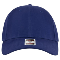 OTTO 19-251 6 Panel Low Profile Baseball Cap - Royal - Royal / 6 1/2’’ - 7 5/8’’