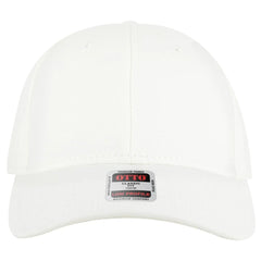 OTTO 19-251 6 Panel Low Profile Baseball Cap - White - White / 6 1/2’’ - 7 5/8’’