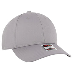 OTTO 19-3 6 Panel Low Profile Baseball Cap - Gray - Gray / 7 3/8’’ - 7 5/8’’