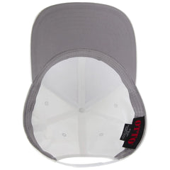 OTTO 19-3 6 Panel Low Profile Baseball Cap - White - White / 7 3/8’’ - 7 5/8’’