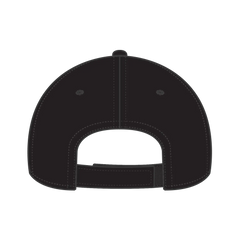 OTTO 19-304 6 Panel Low Profile Baseball Cap - Black - Black / 6 1/2’’ - 7 5/8’’