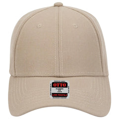 OTTO 19-304 6 Panel Low Profile Baseball Cap - Khaki - Khaki / 6 1/2’’ - 7 5/8’’
