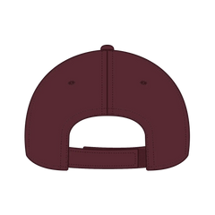 OTTO 19-304 6 Panel Low Profile Baseball Cap - Maroon - Maroon / 6 1/2’’ - 7 5/8’’