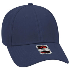 OTTO 19-304 6 Panel Low Profile Baseball Cap - Navy - Navy / 6 1/2’’ - 7 5/8’’