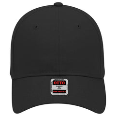 OTTO 19-503 6 Panel Low Profile Baseball Cap - Black