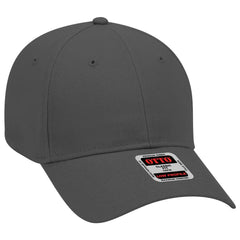 OTTO 19-503 6 Panel Low Profile Baseball Cap - Char. Gray - Char. Gray / 6 1/2’’ - 7 5/8’’