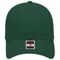 OTTO 19-503 6 Panel Low Profile Baseball Cap - Dk. Green