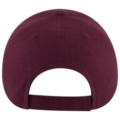 OTTO 19-503 6 Panel Low Profile Baseball Cap - Maroon