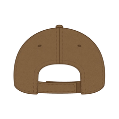 OTTO 19-536 6 Panel Low Profile Baseball Cap - Coyote Brown - Coyote Brown / 6 1/2’’ - 7 5/8’’