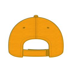 OTTO 19-536 6 Panel Low Profile Baseball Cap - Gold - Gold / 6 1/2’’ - 7 5/8’’