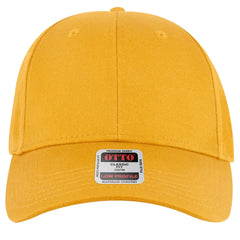 OTTO 19-536 6 Panel Low Profile Baseball Cap - Gold - Gold / 6 1/2’’ - 7 5/8’’