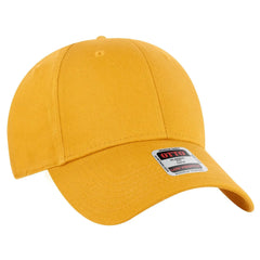 OTTO 19-536 6 Panel Low Profile Baseball Cap - Gold - Gold / 6 1/2’’ - 7 5/8’’