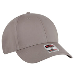 OTTO 19-536 6 Panel Low Profile Baseball Cap - Gray - Gray / 6 1/2’’ - 7 5/8’’