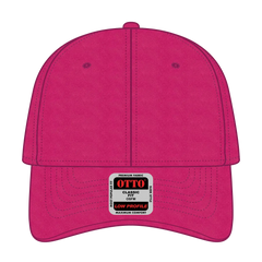OTTO 19-536 6 Panel Low Profile Baseball Cap - Hot Pink - Hot Pink / 6 1/2’’ - 7 5/8’’
